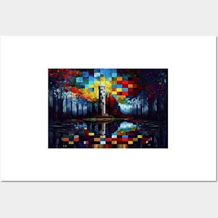 Mondrian Castle Posters and Art